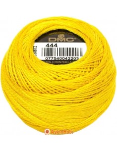 Dmc Coton Perle Art 116 DMC Coton Perle 444 (No:5-8-12) art  444