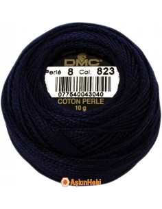 Dmc Coton Perle Art 116 DMC Coton Perle 823 (No:5-8-12) art  823