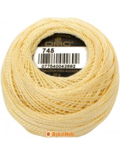 Dmc Coton Perle Art 116 DMC Coton Perle 745 (No:5-8-12) art  745