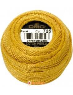 Dmc koton Perle Kuka DMC Koton Perle 725 (No:5-8-12) art  725