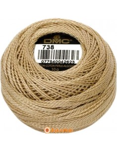 Dmc Coton Perle Art 116 DMC Coton Perle 738 (No:5-8) art  738