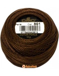 Dmc koton Perle Kuka DMC Koton Perle 801 (No:5-8) art  801