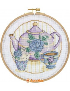 CCS Series Cross-stitch Kits Tuva Cross Stitch Kit With Wooden Hoop Ccs07 CCS07