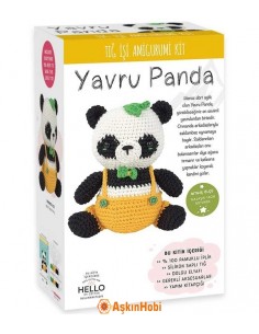 Crochet Work Amigurumi Toy Kit Little Panda Peter