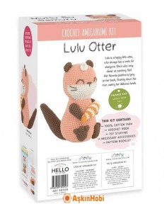 Crocheted Amigurumi Toys Crochet Work Amigurumi Toy Kit Little Lulu Otter SCF08 2