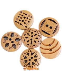 Wooden Buttons Ahşap Düğme 900 900