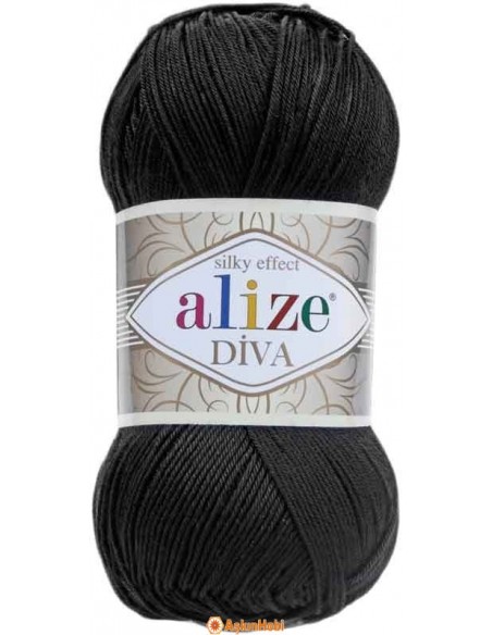 Alize Diva Alize Diva 60, Black 60