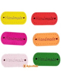 Ahşap Handmade Etiketi