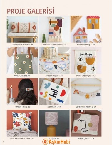 Kitaplar Modern Punch Nakişi 6870