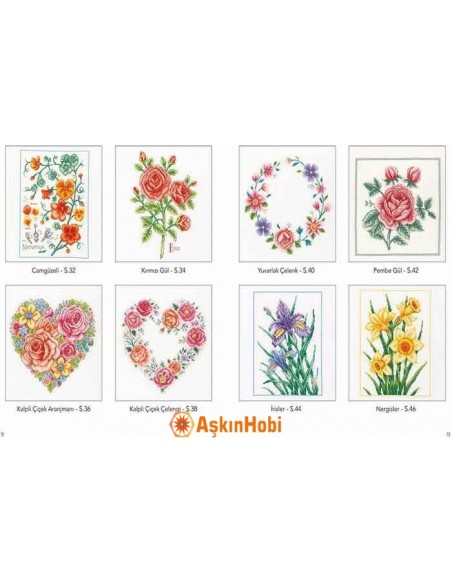 Books Kanavi̇çe Çi̇çekleri̇n Güzelli̇ği̇ 6690 Books Kanavi̇çe Çi̇çekleri̇n Güzelli̇ği̇ 6690