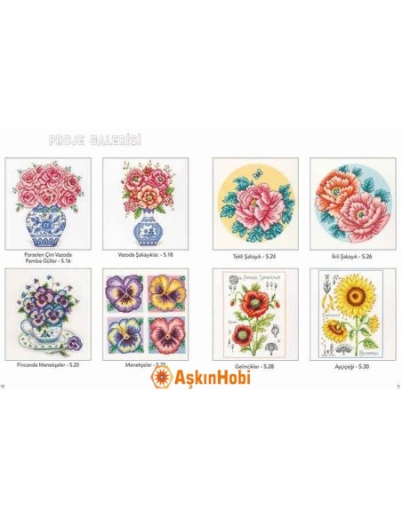 Books Kanavi̇çe Çi̇çekleri̇n Güzelli̇ği̇ 6690 Books Kanavi̇çe Çi̇çekleri̇n Güzelli̇ği̇ 6690