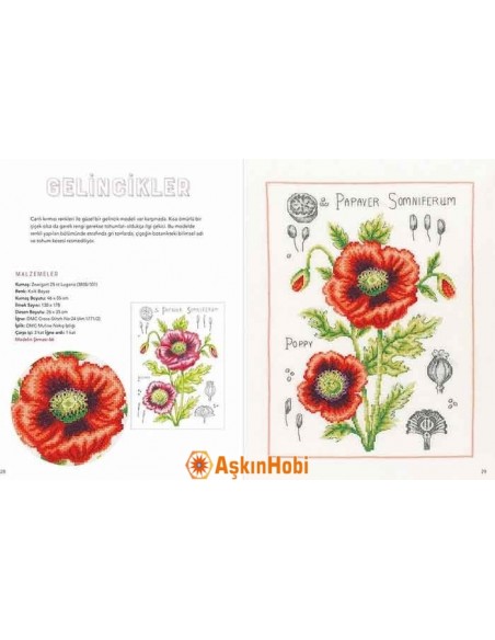 Books Kanavi̇çe Çi̇çekleri̇n Güzelli̇ği̇ 6690 Books Kanavi̇çe Çi̇çekleri̇n Güzelli̇ği̇ 6690