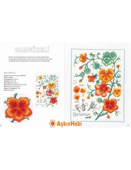 Books Kanavi̇çe Çi̇çekleri̇n Güzelli̇ği̇ 6690 Books Kanavi̇çe Çi̇çekleri̇n Güzelli̇ği̇ 6690