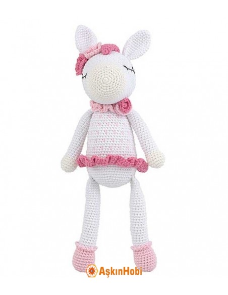 Tığ İşi Amigurumi Oyuncak Setleri Tiğ İşi Amigurumi Oyuncak Kiti Pembeli At SCF12 Tığ İşi Amigurumi Oyuncak Setleri Tiğ İşi Amigurumi Oyuncak Kiti Pembeli At SCF12