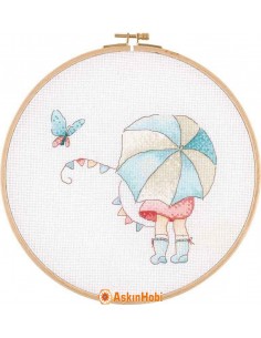 E26 Series Cross Stitch Kits E2608 Cross Stitch Kit 25 cm E2608