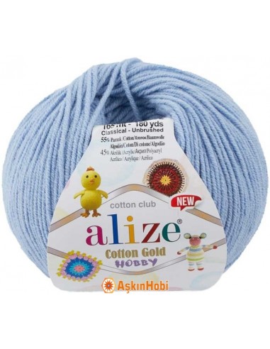 Alize Cotton Gold Hobby New 40 Blue