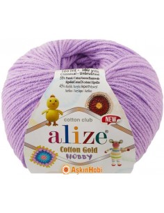 Alize Cotton Gold Hobby New El Örgü İpi Alize Cotton Gold Hobby New 43 Lila 43
