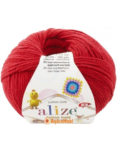 Alize Cotton Gold Hobby New 56 Red