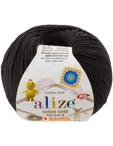 Alize Cotton Gold Hobby New 60 Black