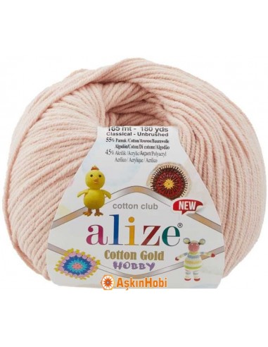 Alize Cotton Gold Hobby New 161 Pudra