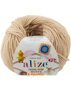 Alize Cotton Gold Hobby New El Örgü İpi Alize Cotton Gold Hobby New 262 Bej 262