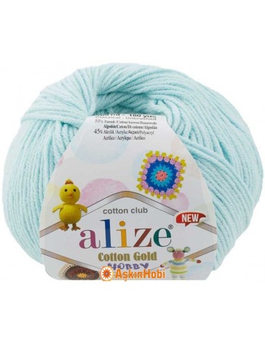 Alize Cotton Gold Hobby New 514 Ice Blue