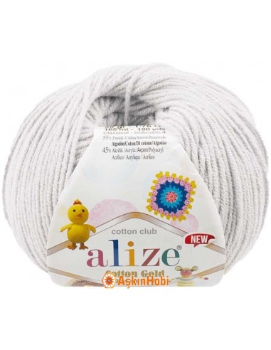 Alize Cotton Gold Hobby New 533 Pastel Gri