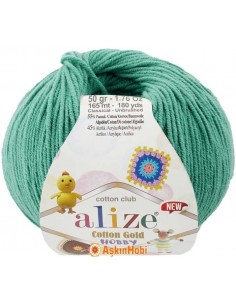 Alize Cotton Gold Hobby New Alize Cotton Gold Hobby New 610 Jade 610