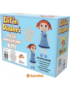 Tığ İşi Amigurumi Oyuncak Setleri Elifin Düşleri Amigurumi Kiti ED10041