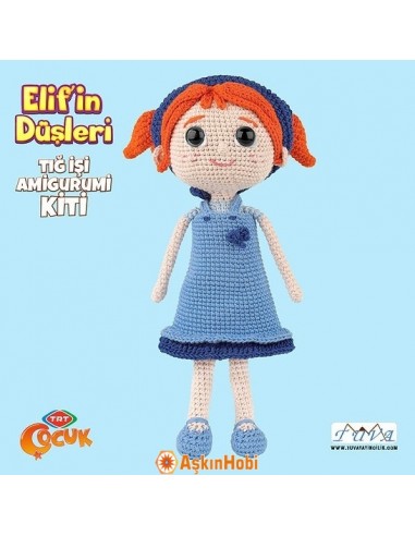 Tığ İşi Amigurumi Oyuncak Setleri Elifin Düşleri Amigurumi Kiti ED10041