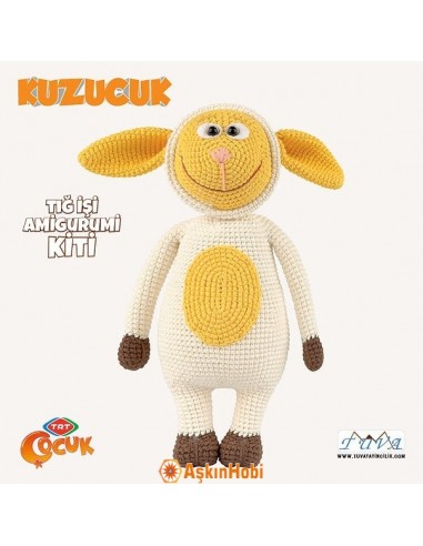 Crocheted Amigurumi Toys Little Lamb Amigurumi Kit KA10042