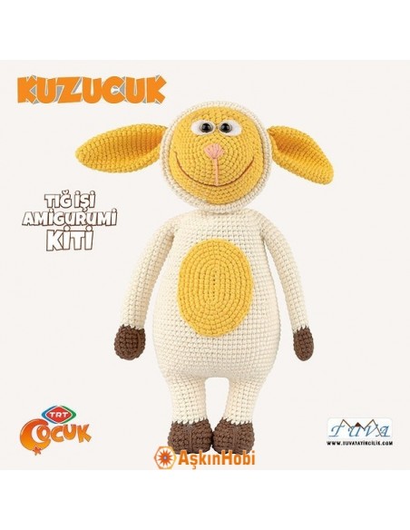 Crocheted Amigurumi Toys Little Lamb Amigurumi Kit KA10042