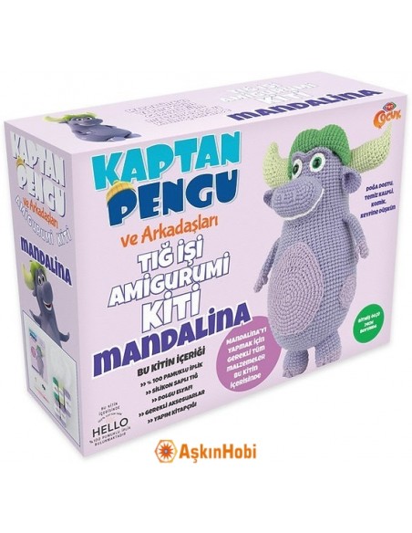 Tığ İşi Amigurumi Oyuncak Setleri Mandalina Amigurumi Kiti MA10043 Tığ İşi Amigurumi Oyuncak Setleri Mandalina Amigurumi Kiti MA10043