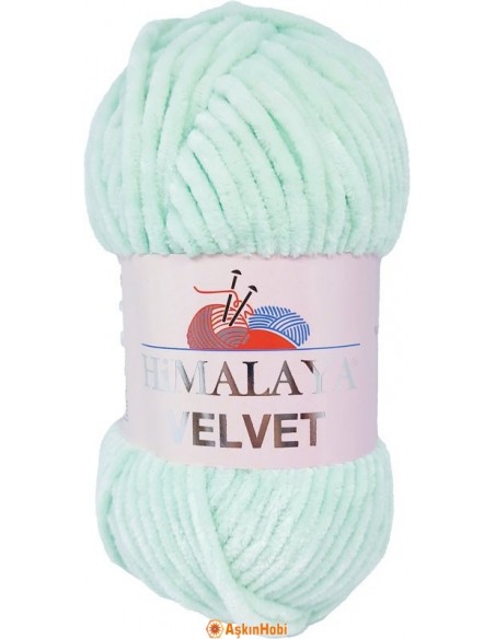 Himalaya Velvet Kadife İp Himalaya Velvet Rope Green 90007 90007