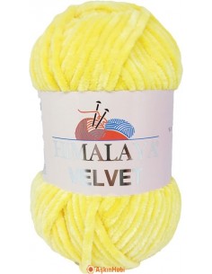 Himalaya Velvet Kadife İp Himalaya Velvet Rope Yellow 90013 90013