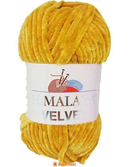 Himalaya Velvet Kadife İp Himalaya Velvet Rope Mustard 90030 90030 Himalaya Velvet Kadife İp Himalaya Velvet Rope Mustard 90030 90030