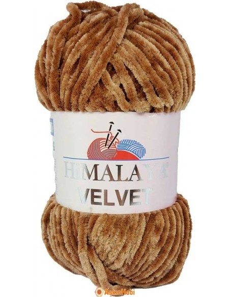 Himalaya Velvet Kadife İp Himalaya Velvet Rope Coffee 90037 90037