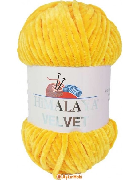 Himalaya Velvet Kadife İp Himalaya Velvet Kadife ip Sarı 90068 90068
