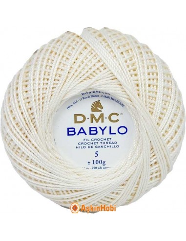 Dmc Babylo 100gr Dmc Babylo Lace And Net Thread 5 No Ecru 5-ECRU