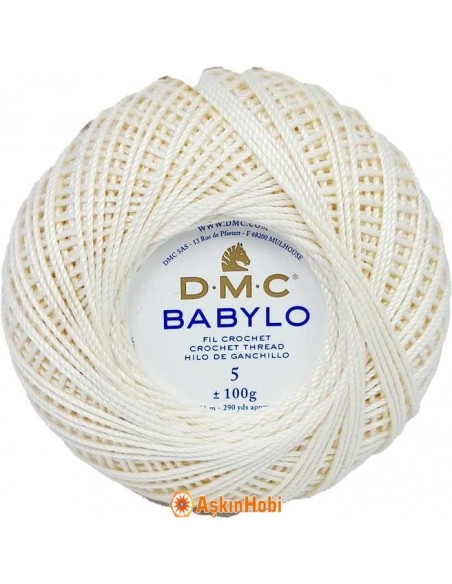 Dmc Babylo 100gr Dmc Babylo Dantel Ve Ağ İpliği 5 No Ecru 5-ECRU Dmc Babylo 100gr Dmc Babylo Dantel Ve Ağ İpliği 5 No Ecru 5-ECRU