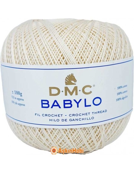 Dmc Babylo 100gr Dmc Babylo Dantel Ve Ağ İpliği 10 No Ecru 10-ECRU