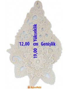 Dantel Ve Nakışlı Aplikeler Krem Dantel Aplike 007 Aplike 007 2