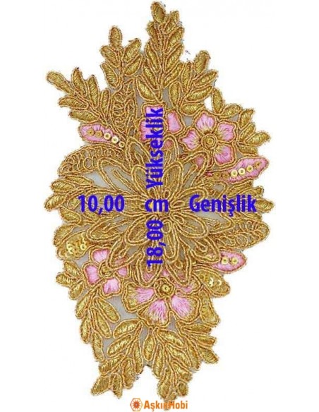 Dantel Ve Nakışlı Aplikeler Sarı Dantel Aplike 013 Aplike 013 Dantel Ve Nakışlı Aplikeler Sarı Dantel Aplike 013 Aplike 013