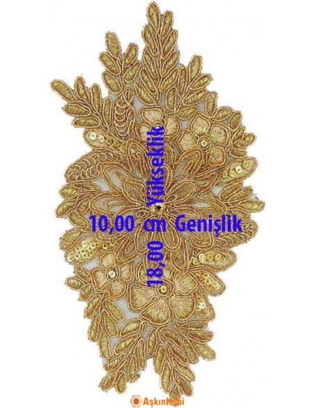 Dantel Ve Nakışlı Aplikeler Sarı Dantel Aplike 015 Aplike 015 Dantel Ve Nakışlı Aplikeler Sarı Dantel Aplike 015 Aplike 015