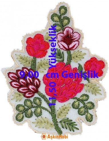 Dantel Ve Nakışlı Aplikeler Nakışlı Aplike 018 Aplike 018