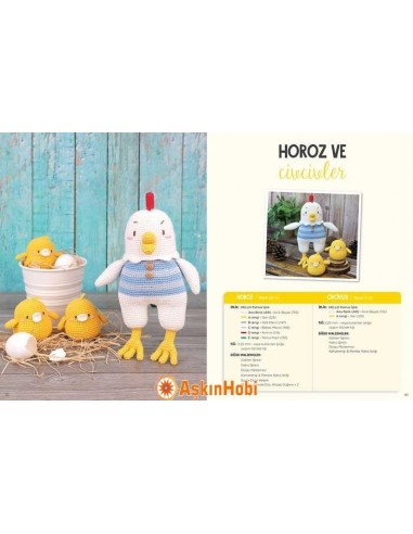 Kitaplar Neşeli Amigurumi 6950