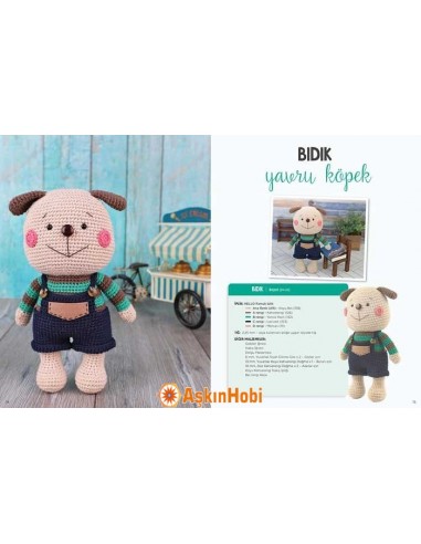 Kitaplar Neşeli Amigurumi 6950