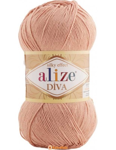 Alize Diva 393, Powder Pink