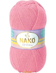 Nako Elit Baby El Örgü ipi Nako Elit Baby 6837 Pembe 6837