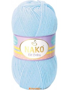 Nako Elit Baby El Örgü İpi Nako Elit Baby 4687 Baby Blue 4687